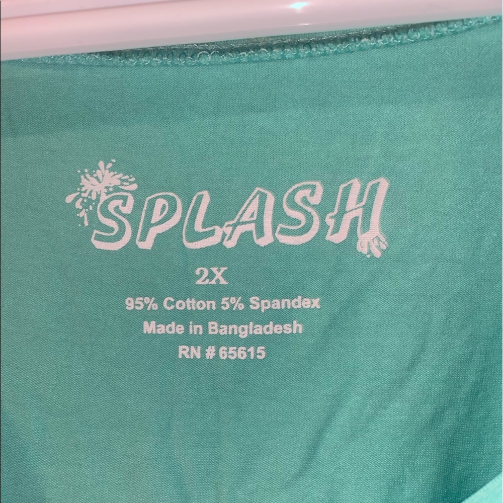 Splash size 2X color is Blue
